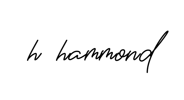H Hammond Signature Style Theprestigesignature