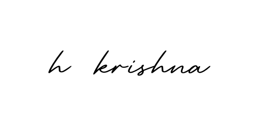 H-krishna- signature