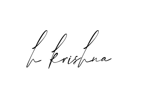 H-krishna- signature