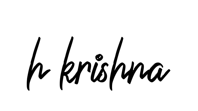 H-krishna- signature
