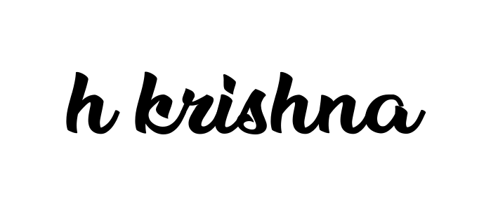 H-krishna- signature