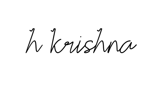 H-krishna- signature