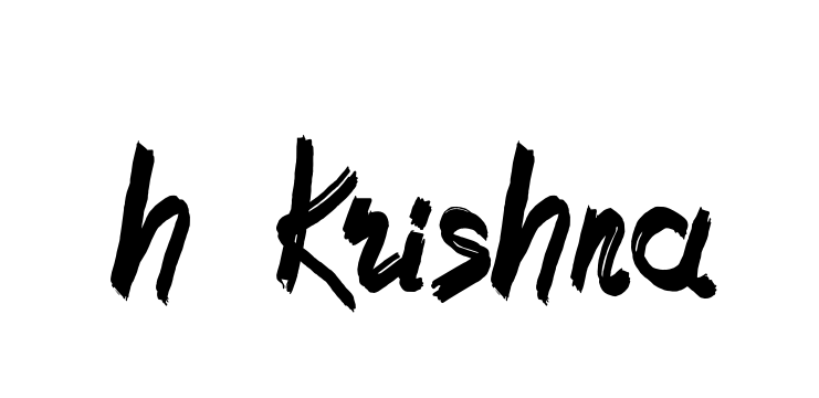 H-krishna- signature