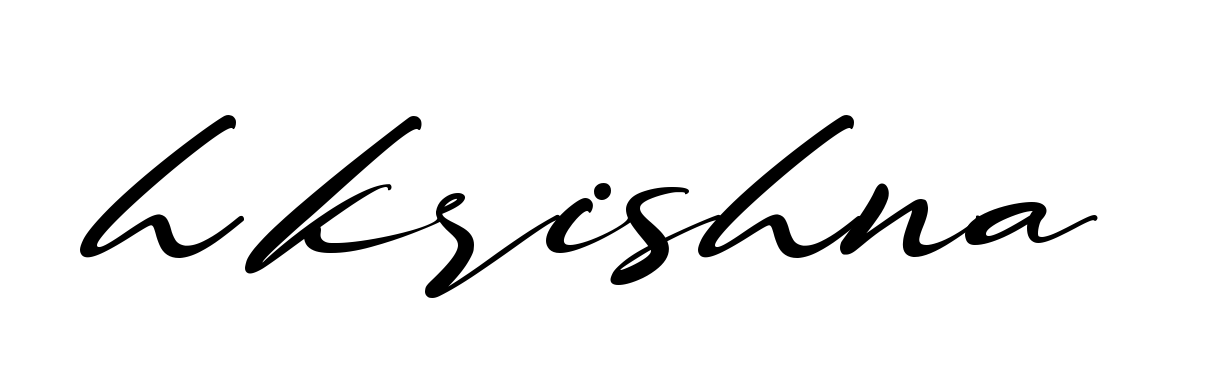 H-krishna- signature