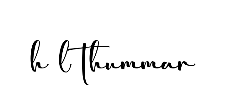 H-l-thummar signature