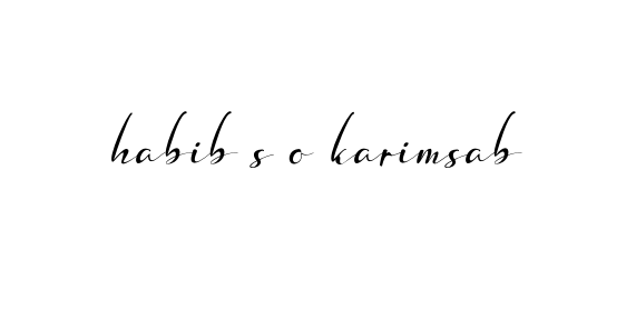 Handwritten Signature for Habib-s-o-karimsab - Style 132 Online