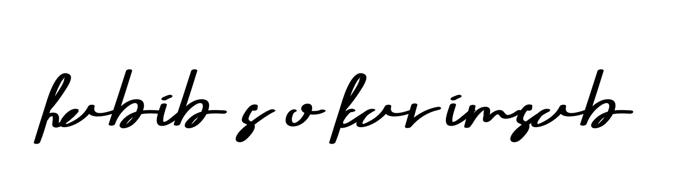 Handwritten Signature for Habib-s-o-karimsab - Style 135 Online