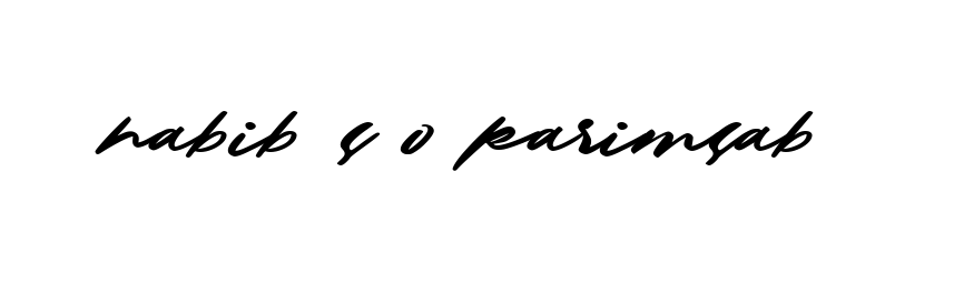 Handwritten Signature for Habib-s-o-karimsab - Style 140 Online
