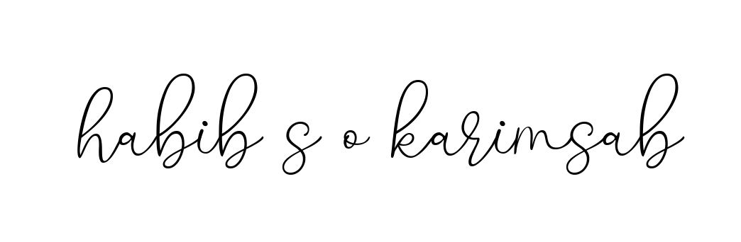 Handwritten Signature for Habib-s-o-karimsab - Style 147 Online