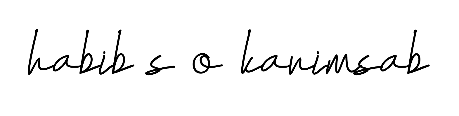 Handwritten Signature for Habib-s-o-karimsab - Style 155 Online