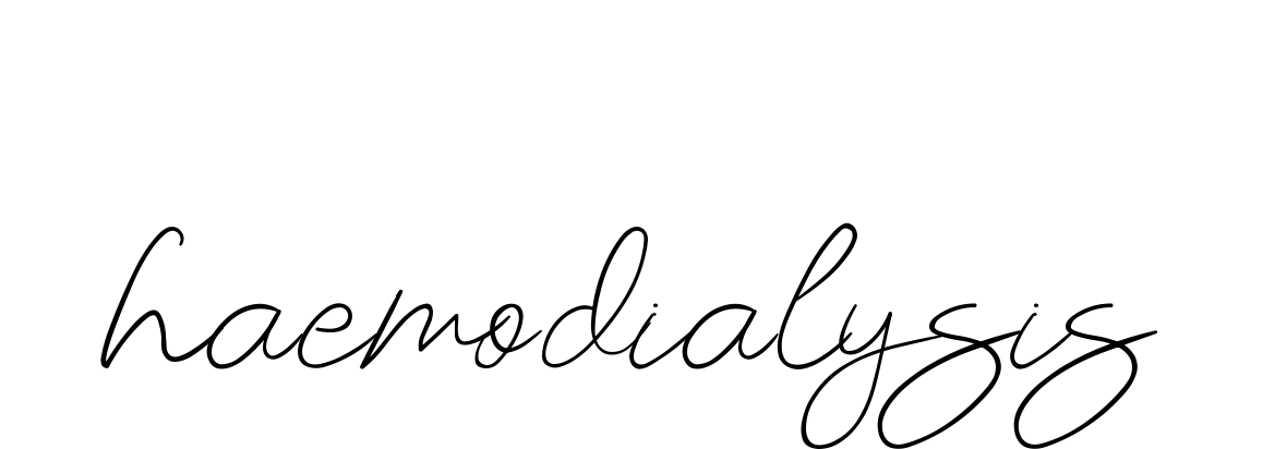 Haemodialysis signature