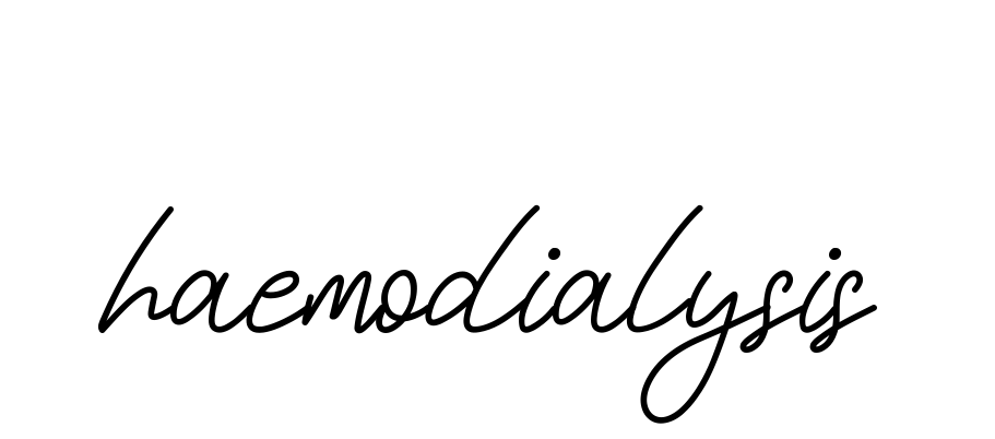 Haemodialysis signature