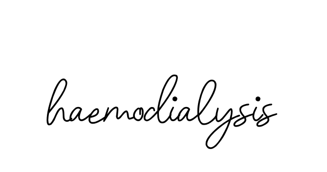 Haemodialysis signature