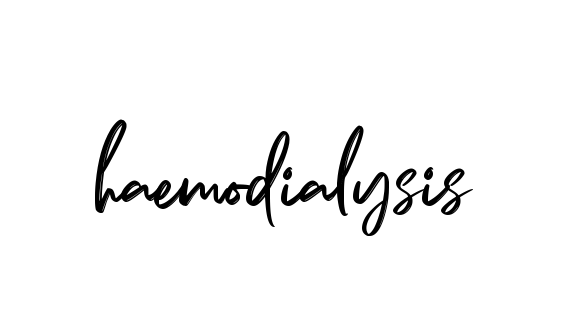 Haemodialysis signature