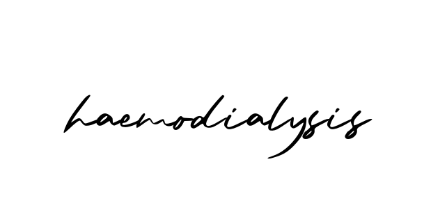Haemodialysis signature