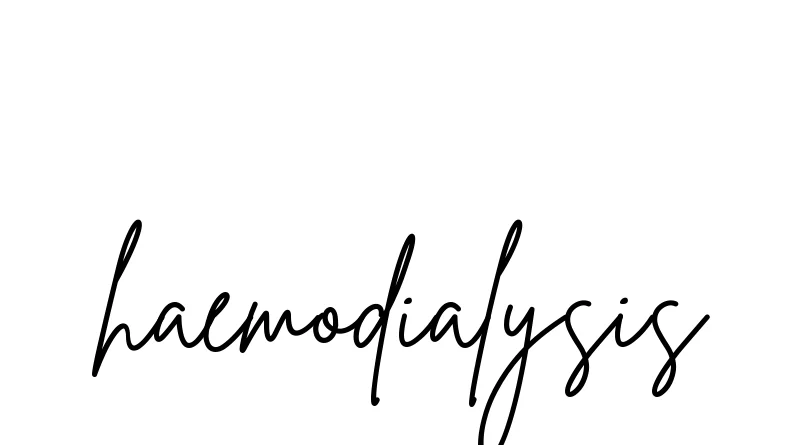 Haemodialysis signature