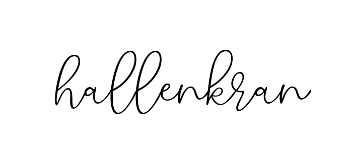 Hallenkran signature
