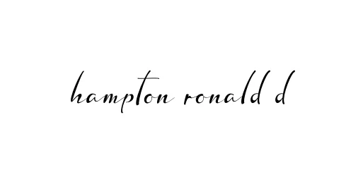 Handwritten Signature for Hampton-ronald-d - Style 132 Online
