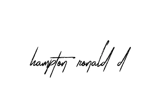 Handwritten Signature for Hampton-ronald-d - Style 133 Online
