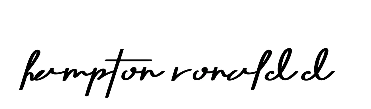 Handwritten Signature for Hampton-ronald-d - Style 135 Online