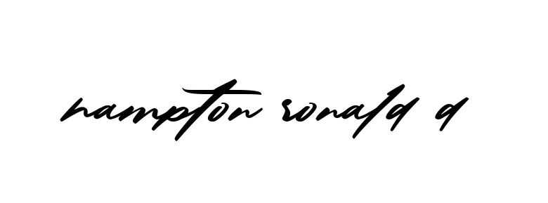 Handwritten Signature for Hampton-ronald-d - Style 140 Online