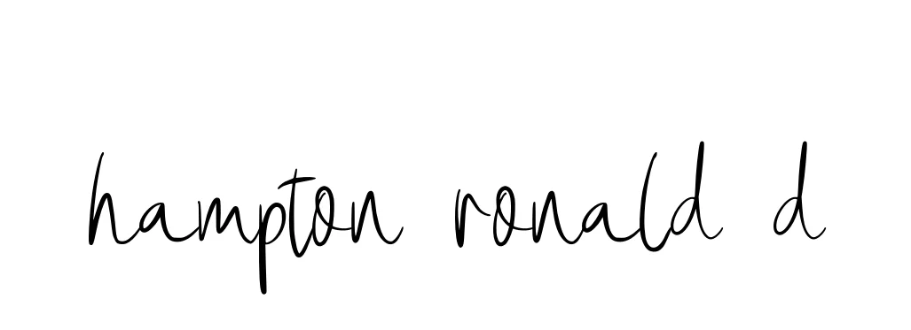 Handwritten Signature for Hampton-ronald-d - Style 146 Online