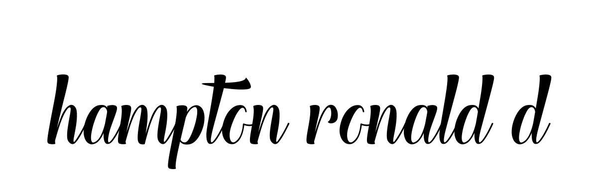 Handwritten Signature for Hampton-ronald-d - Style 148 Online