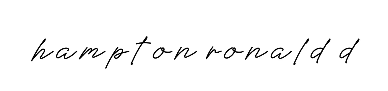 Handwritten Signature for Hampton-ronald-d - Style 152 Online