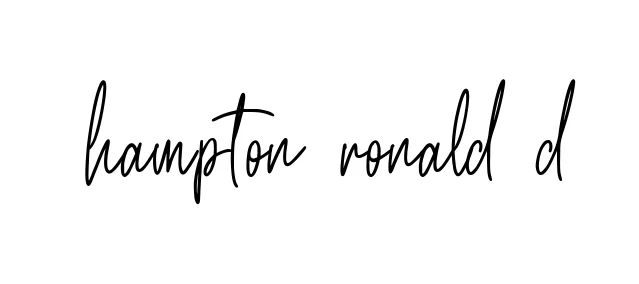 Handwritten Signature for Hampton-ronald-d - Style 154 Online