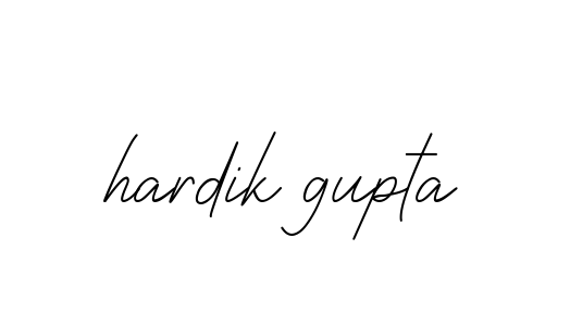 Hardik-gupta signature