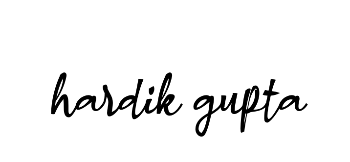 Hardik-gupta signature