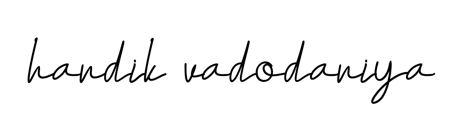 Handwritten Signature for Hardik-vadodariya - Style 155 Online
