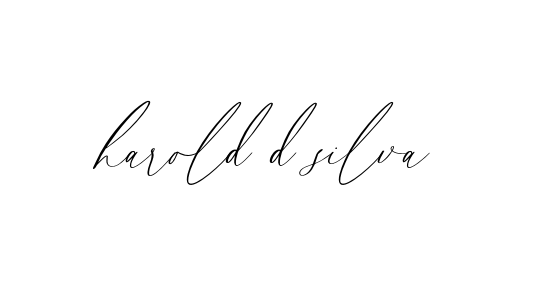 Handwritten Signature for Harold-d-silva - Style 134 Online