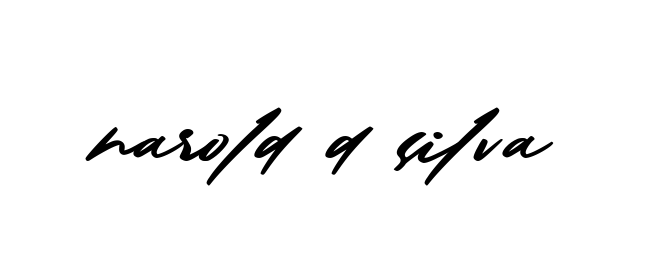 Handwritten Signature for Harold-d-silva - Style 140 Online