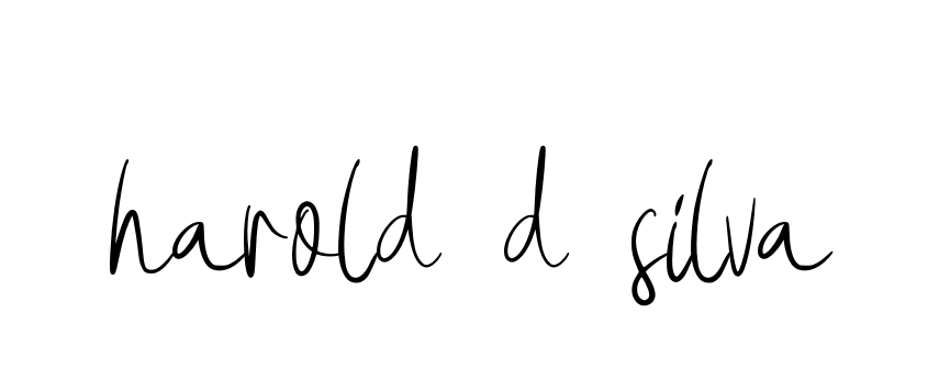 Handwritten Signature for Harold-d-silva - Style 146 Online