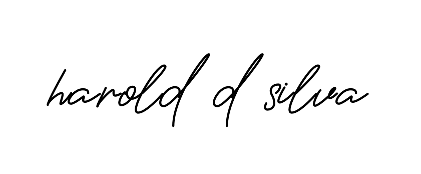 Handwritten Signature for Harold-d-silva - Style 150 Online