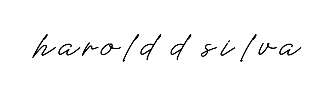 Handwritten Signature for Harold-d-silva - Style 152 Online