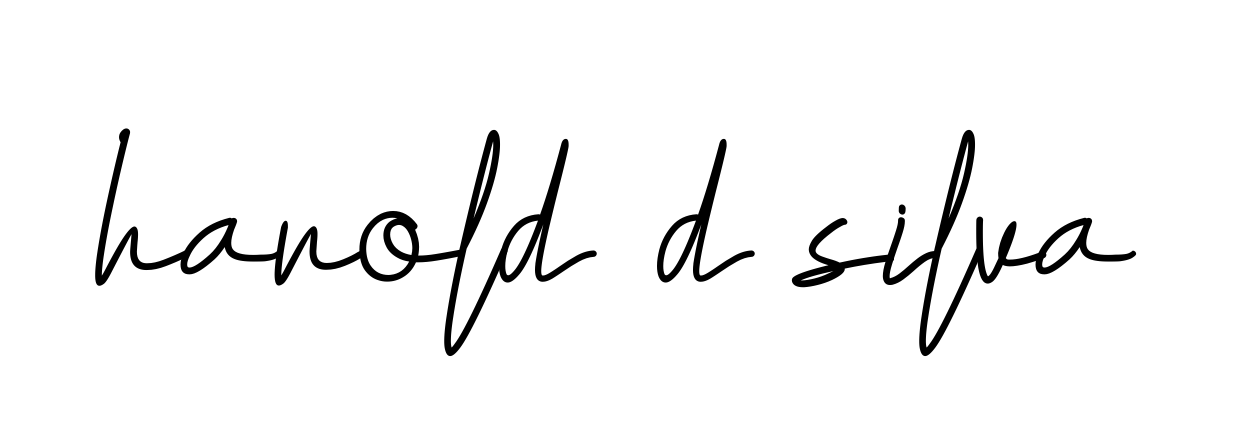 Handwritten Signature for Harold-d-silva - Style 155 Online