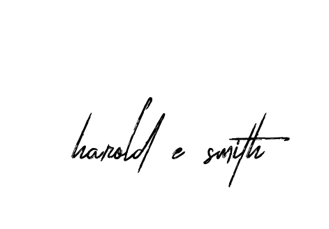 Handwritten Signature for Harold-e-smith - Style 133 Online