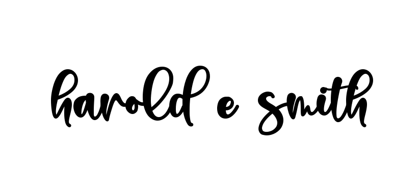 Handwritten Signature for Harold-e-smith - Style 136 Online