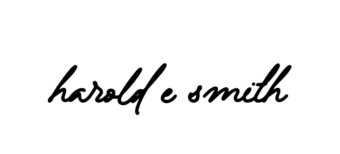 Handwritten Signature for Harold-e-smith - Style 137 Online