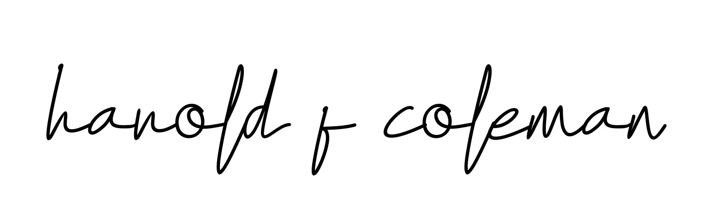 Handwritten Signature for Harold-f-coleman - Style 155 Online