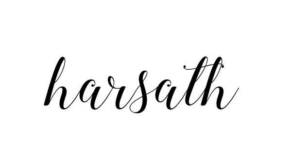 Handwritten Signature for Harsath - Style 144 Online