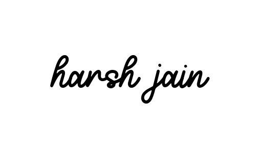 Harsh-jain signature