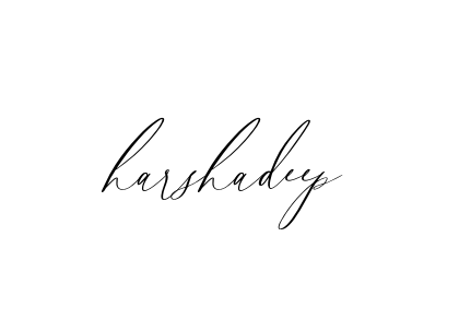 Harshadeep signature