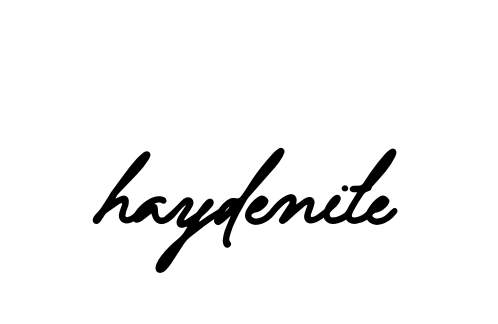 Handwritten Signature for Haydenite - Style 138 Online