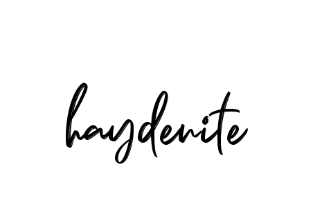 Handwritten Signature for Haydenite - Style 141 Online