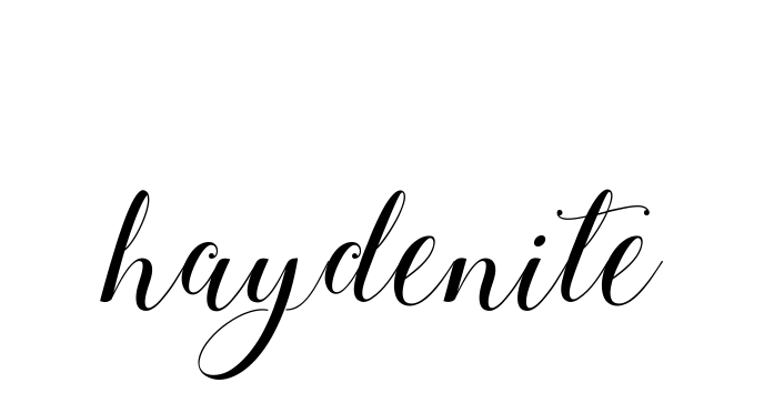 Handwritten Signature for Haydenite - Style 144 Online