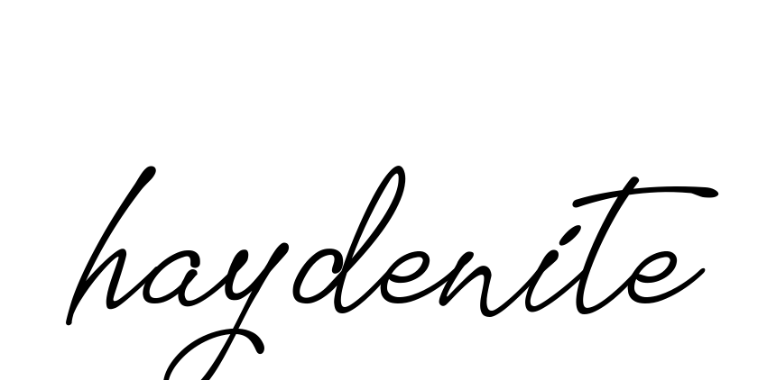 Handwritten Signature for Haydenite - Style 151 Online