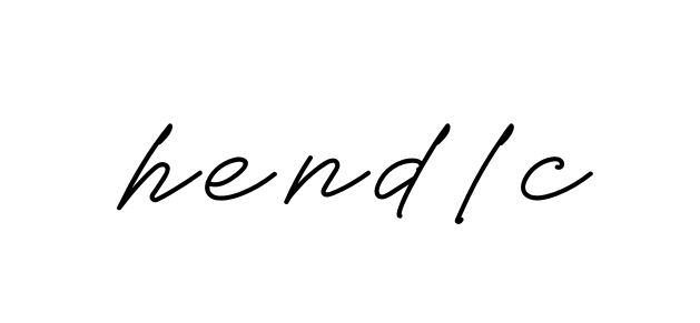 Handwritten Signature for Hendlc - Style 152 Online